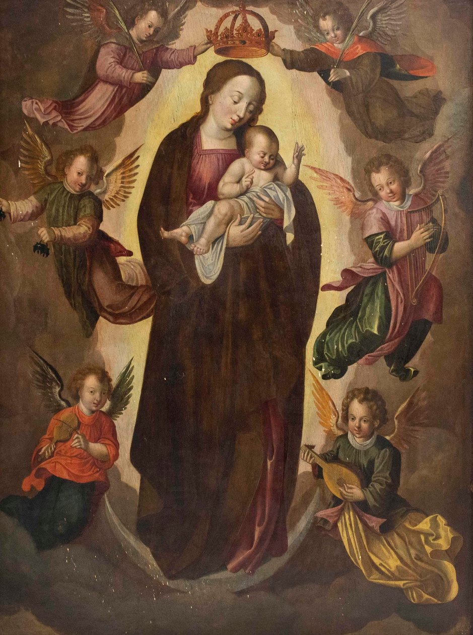 Maria Queen circa 1600 by German School
