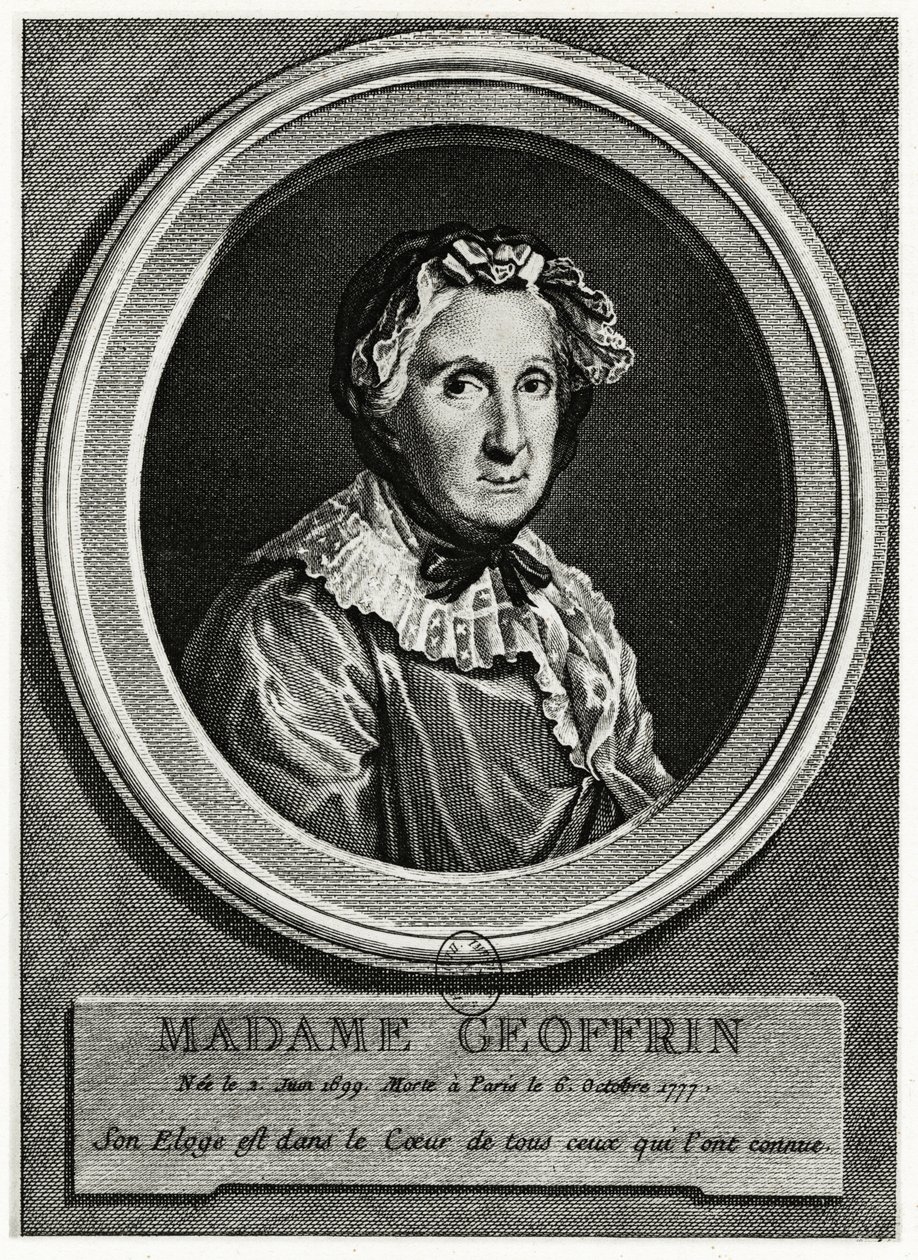 Marie Thérèse Geoffrin by German School