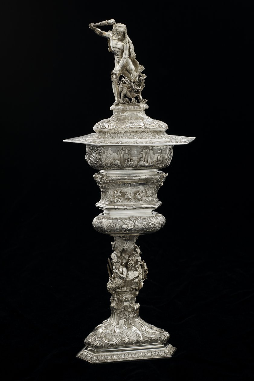 Masterpiece Cup and Cover by German School