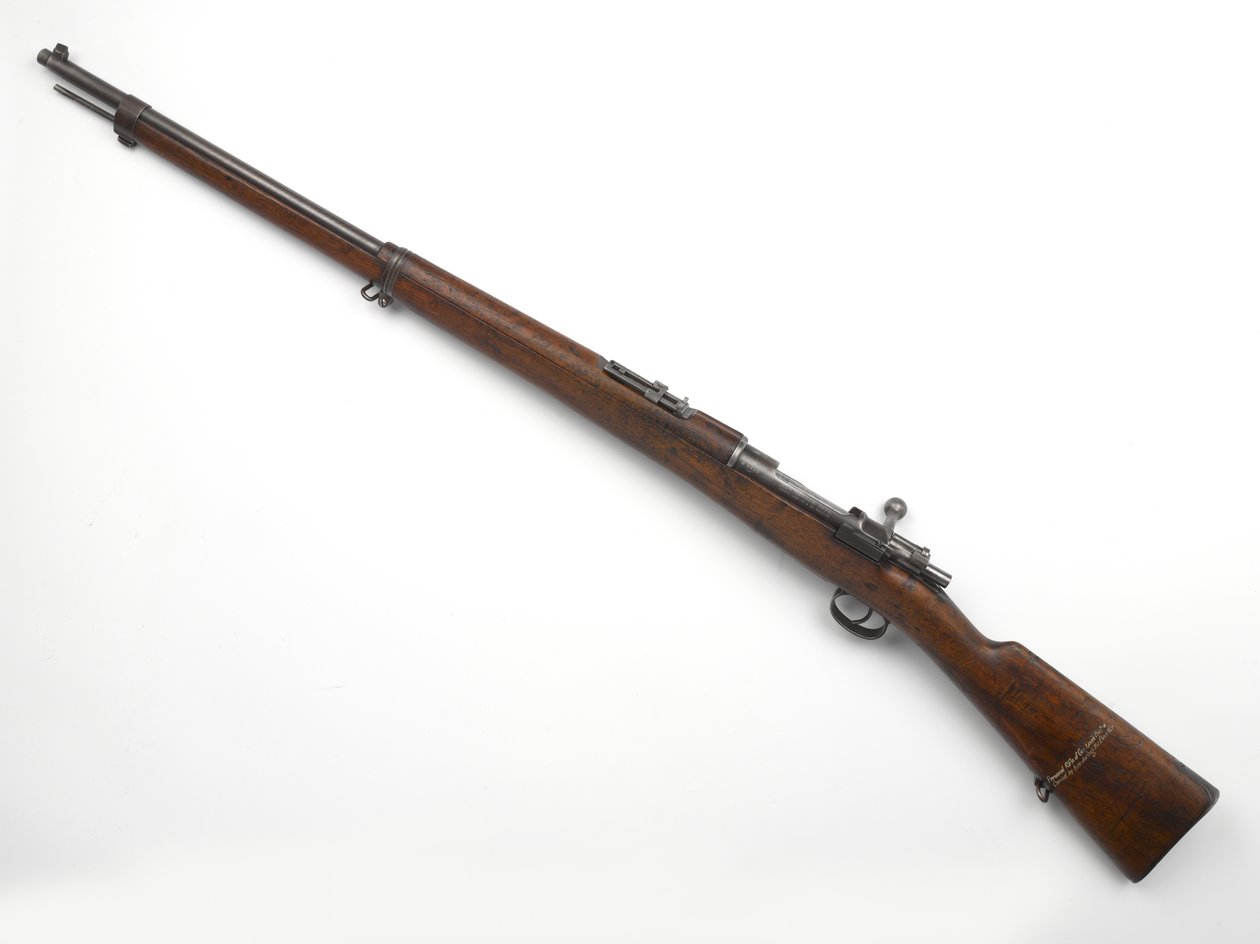 Mauser M1896 7.92 mm bolt action rifle 1896 used by General Louis Botha by German School