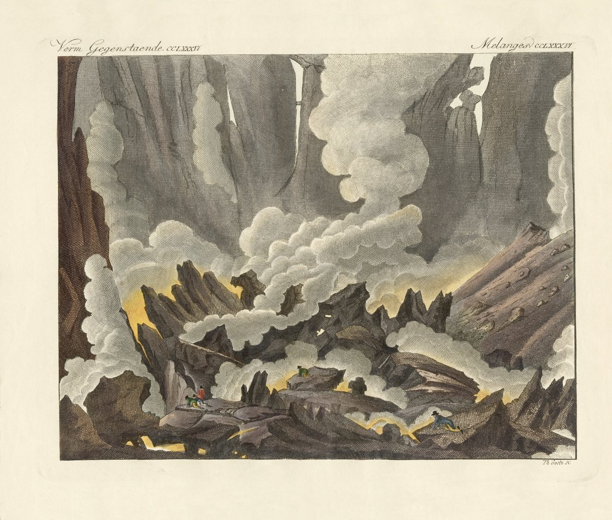 Mount Etna of Sicily by German School