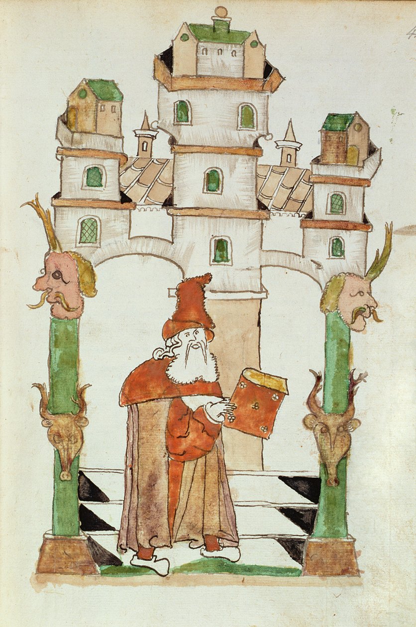 The Arabic astrologer Albumasar, from a compilation written by Jacobus Scracz de Indagine by German School