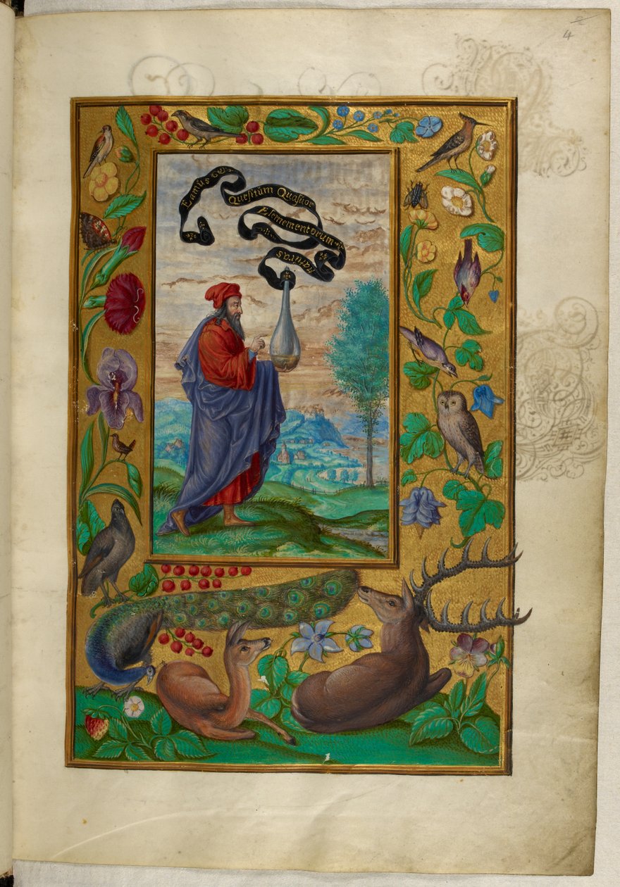 Philosopher with flask, the First Treatise, from 
