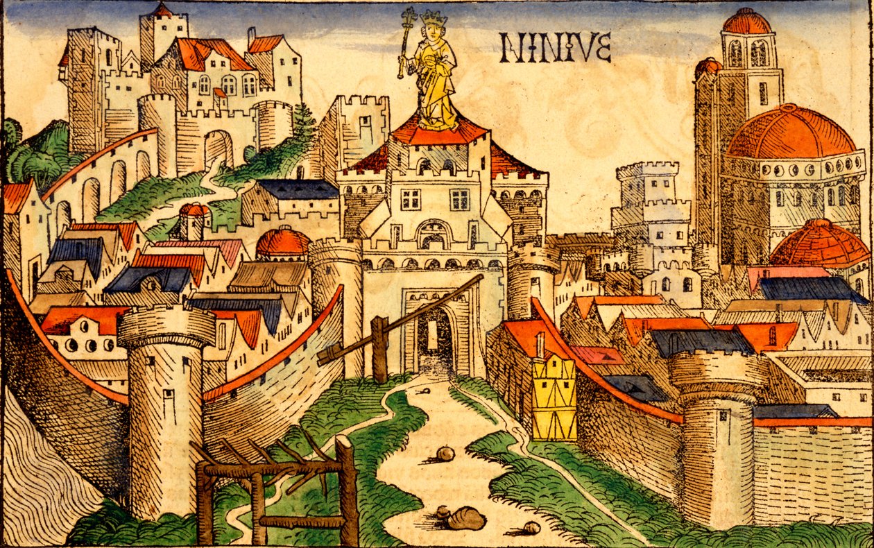 Nineve, from Liber Chronicarum by Hartmann Schedel, 1493 by German School
