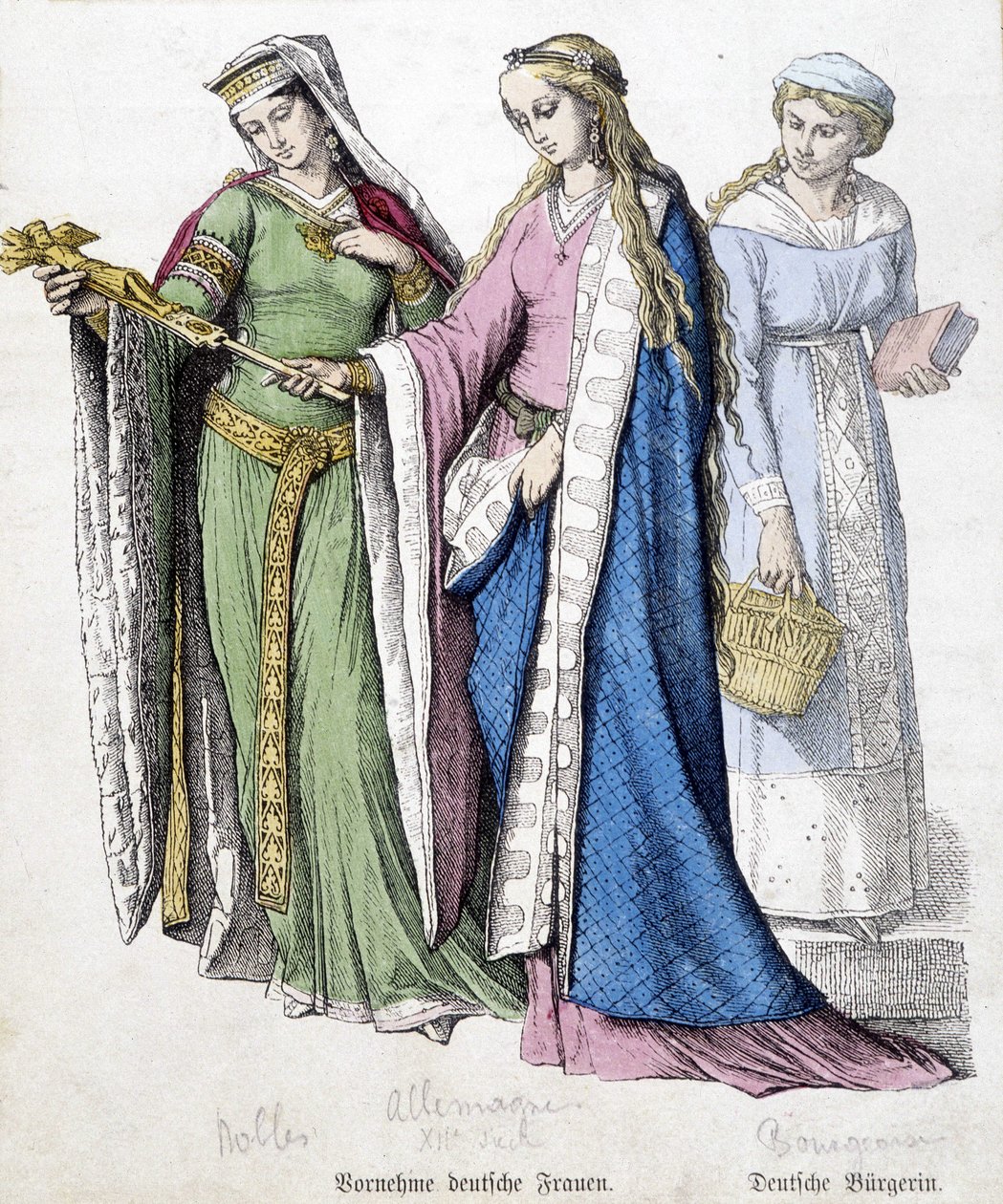 Noble ladies, Germany by German School