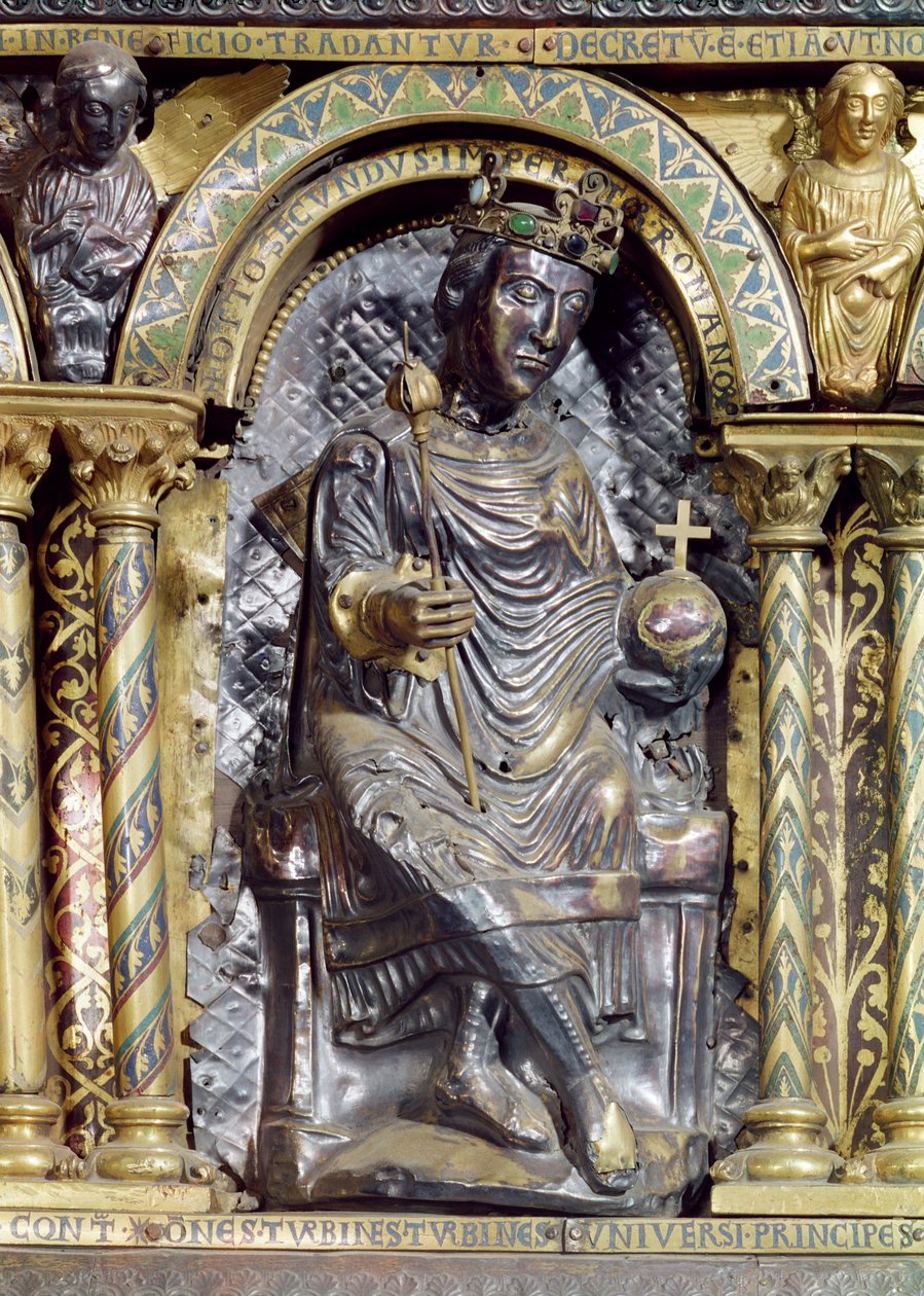 Otto II (955-83), Holy Roman Emperor, (detail) by German School