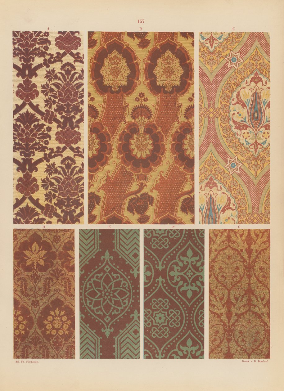 Page from Ornamente de Gewebe by German School