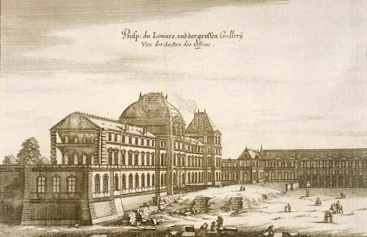 Palais du Louvre by German School