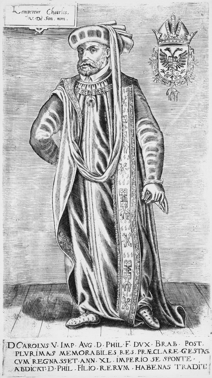 Portrait of Charles V, Holy Roman Emperor by German School