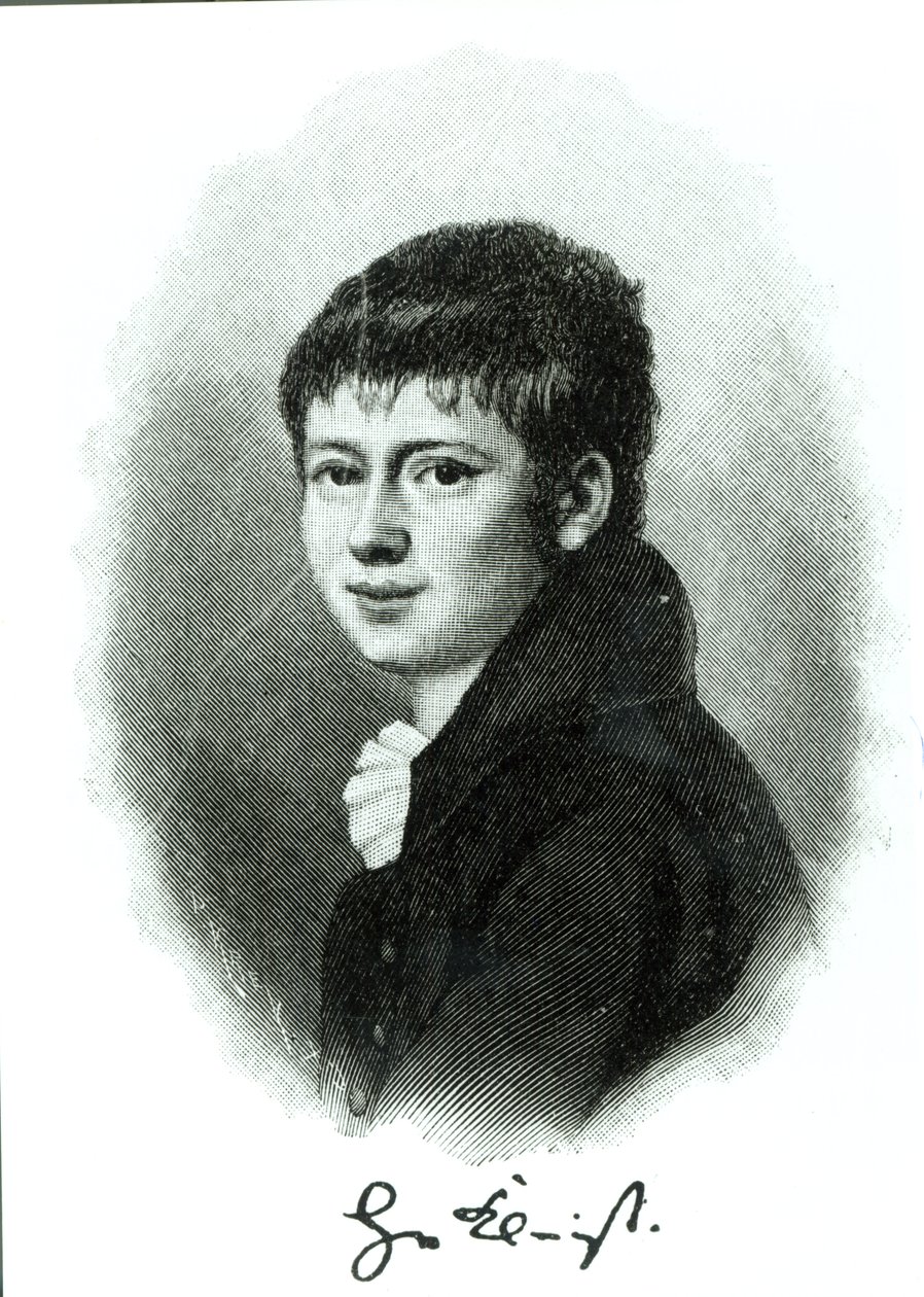 Portrait of Heinrich von Kleist as a child by German School