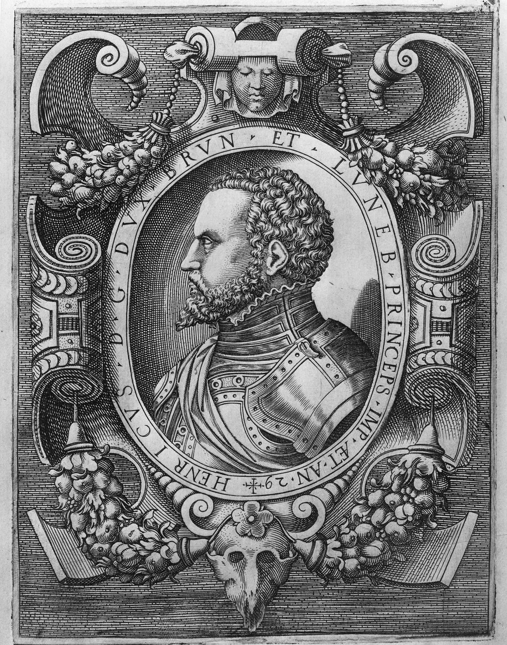 Portrait of Henry the Younger, Duke of Brunswick and Luneburg, 1529 by German School