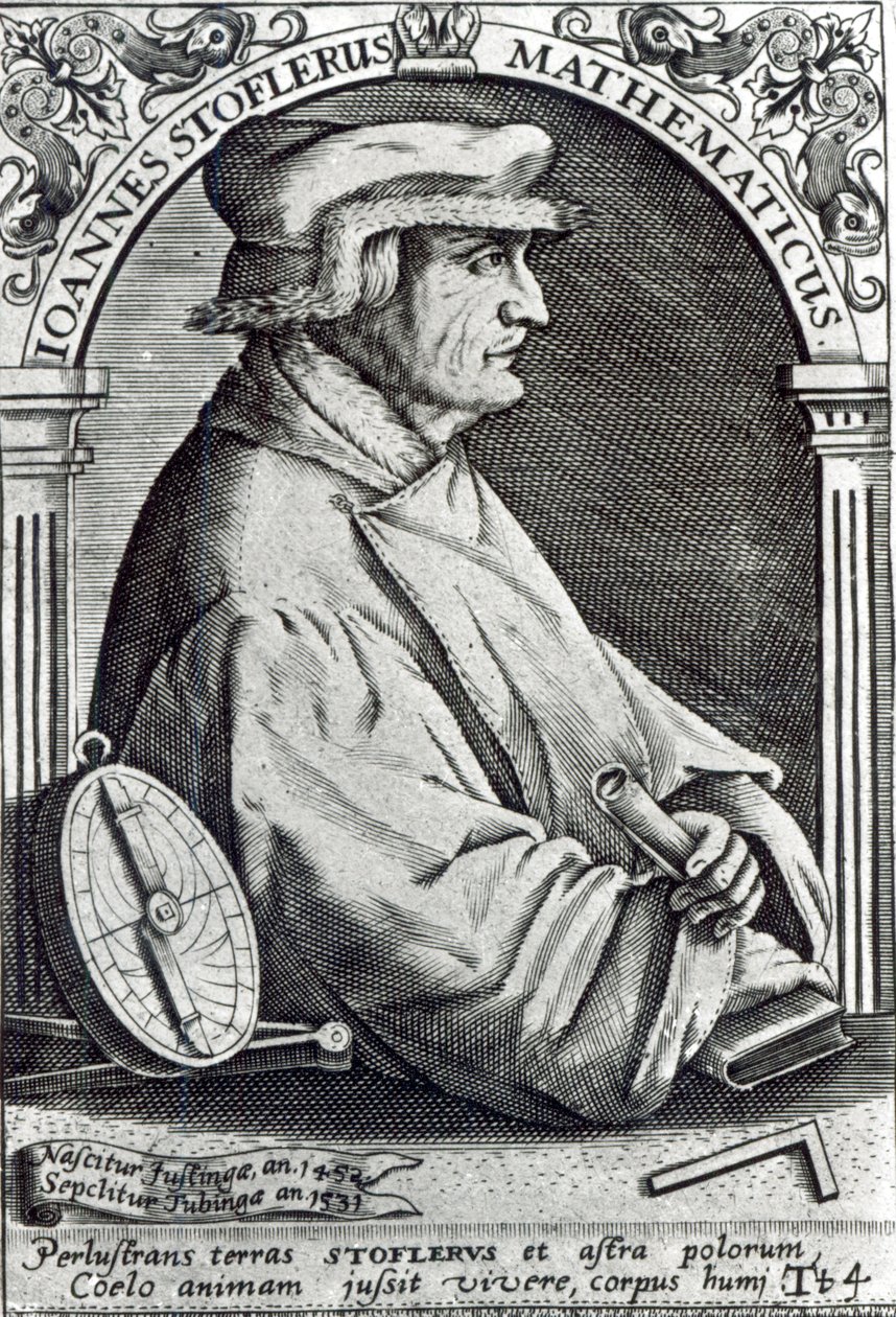 Portrait of Johannes Stoffler by German School