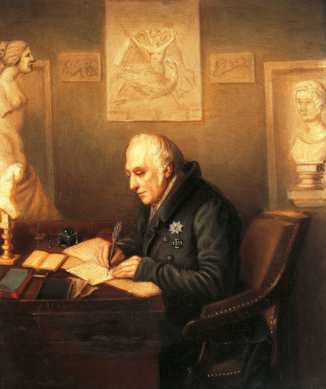 Portrait of Karl Wilhelm von Humboldt by German School