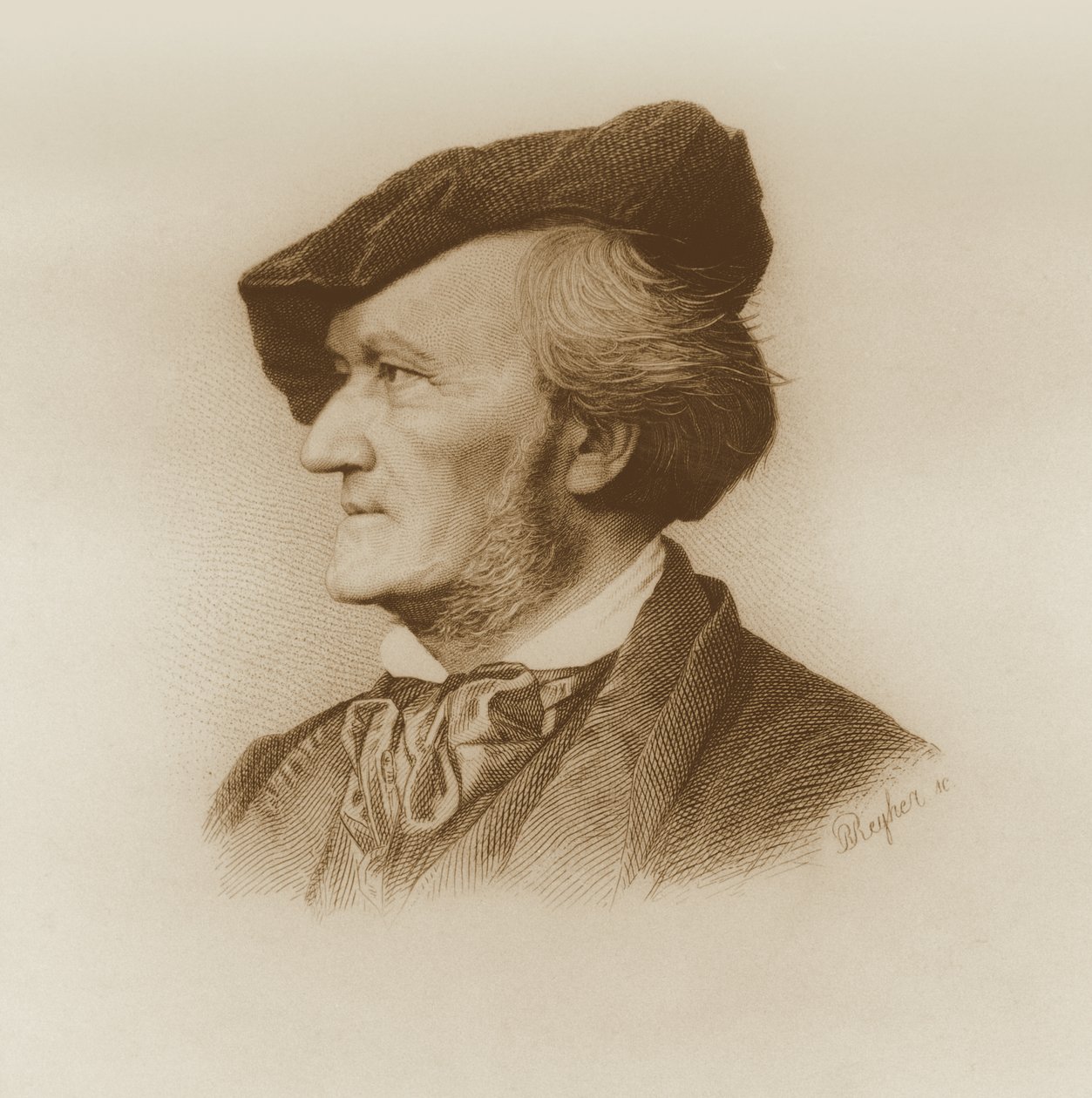 Portrait of Richard Wagner by German School