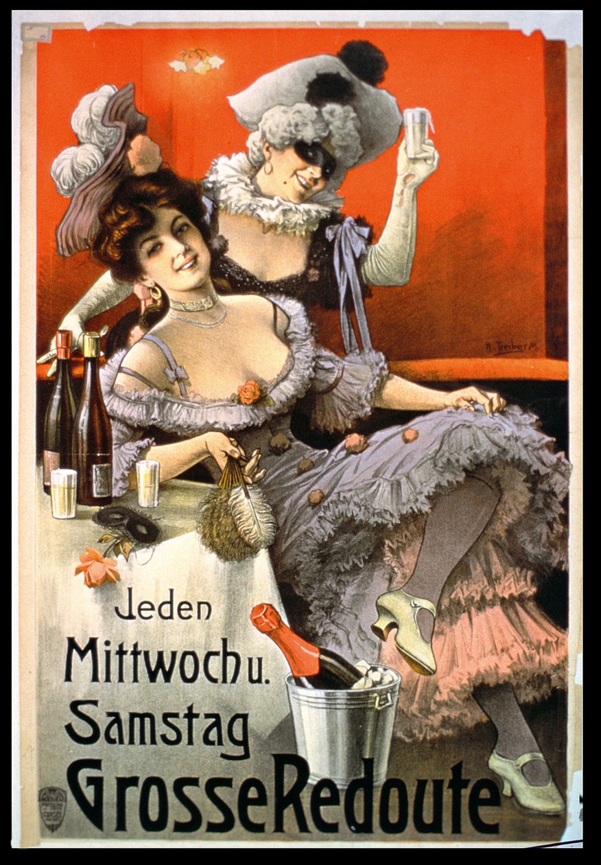 Poster Advertising Grosse Redoute by German School