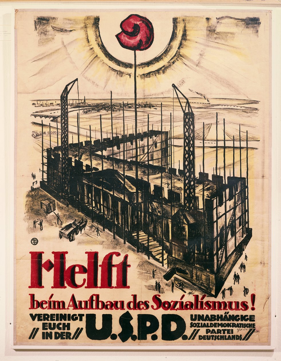 Poster for the Independent Social Democratic Party of Germany (USPD) by German School
