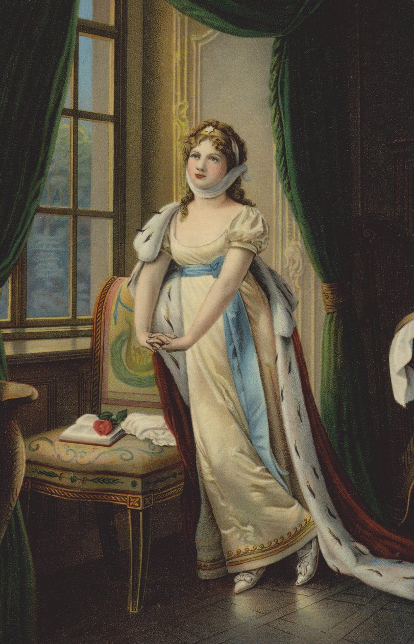 Queen Louise of Prussia on her flight to Memel by German School