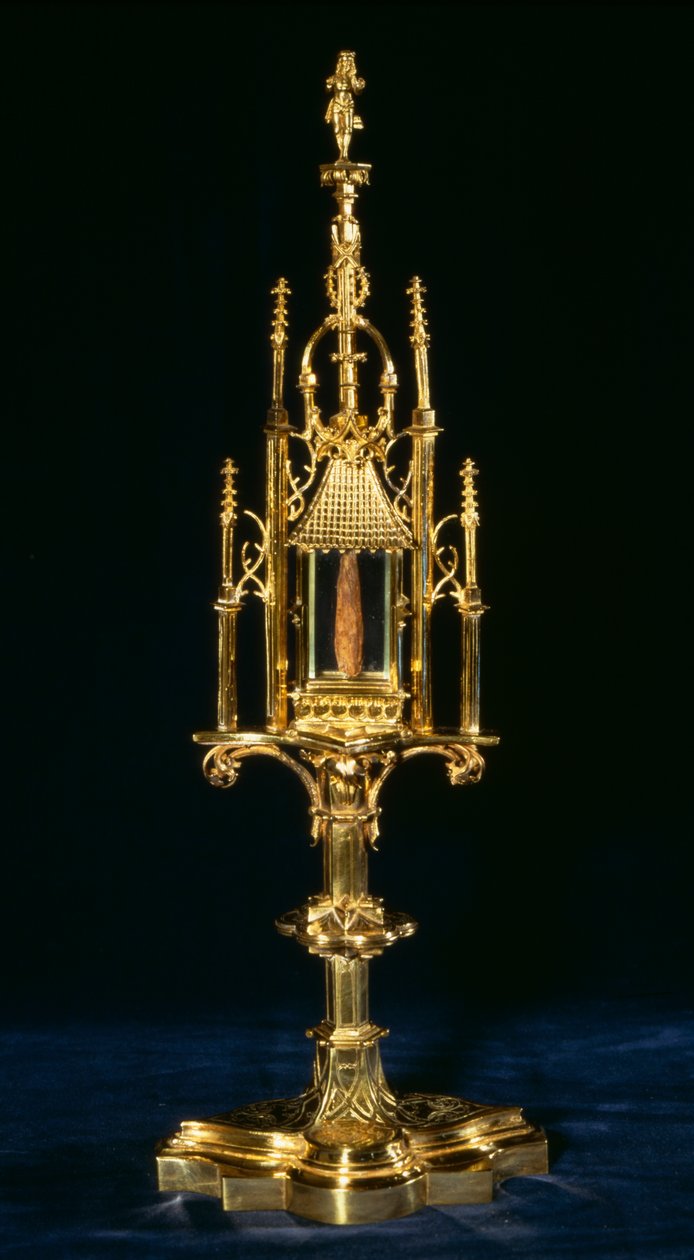 Reliquary Monstrance with Piece of Cross, Augsburg (c.1490) by German School