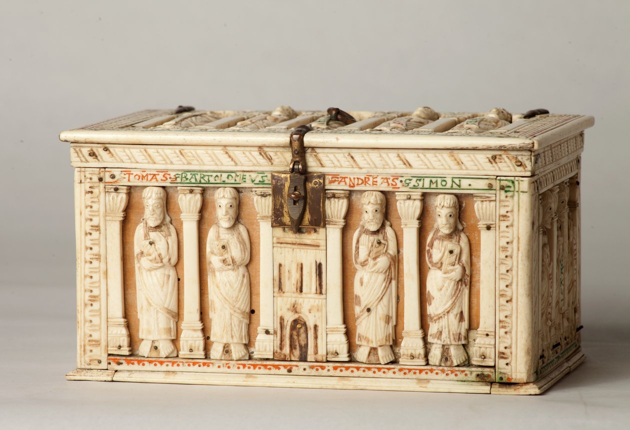 Reliquary casket, Cologne, Germany, c.1150 by German School