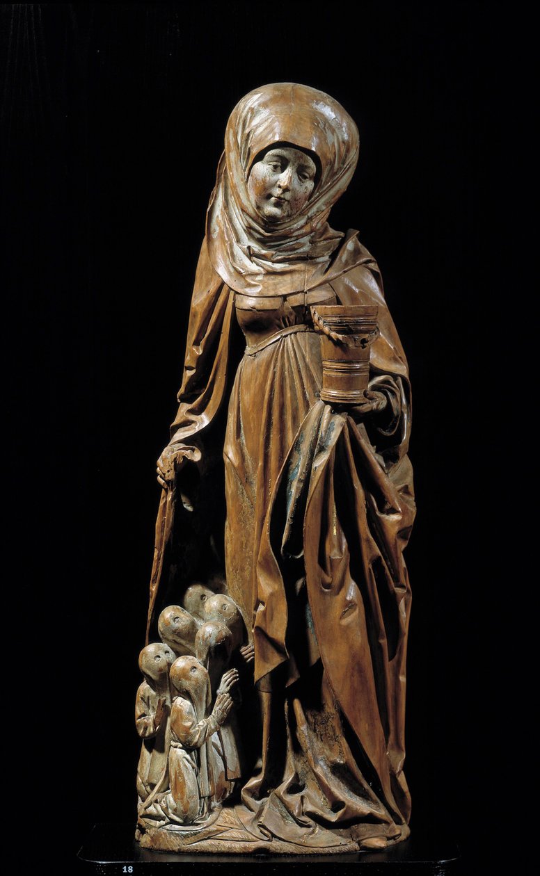 Saint Martha and the penitents by German School