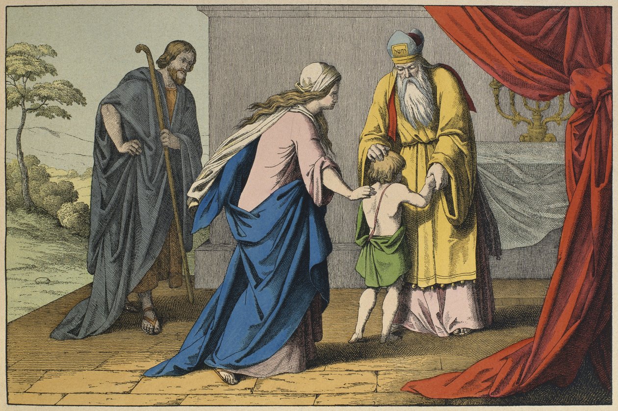 Samuel and Eli, illustration from L