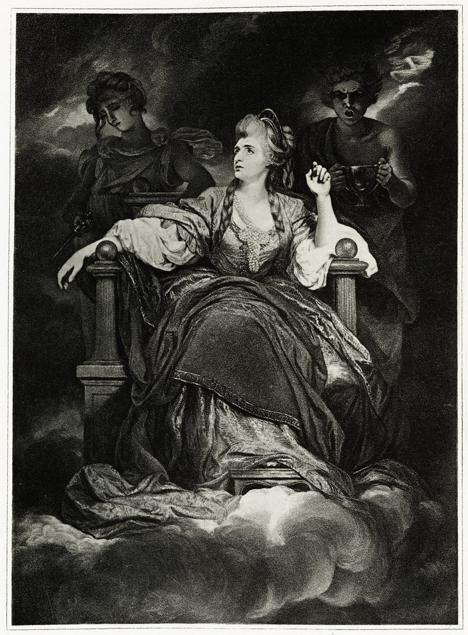 Sarah Siddons (phototype) by German School