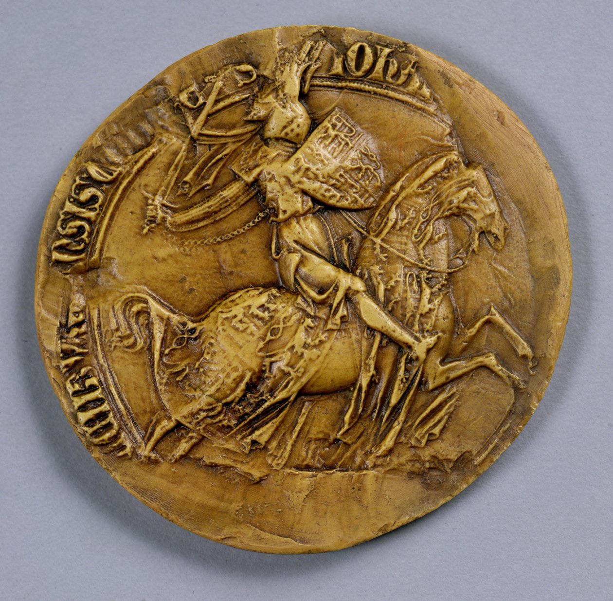 Seal of John I (1296-1346) of Luxembourg, King of Bohemia by German School