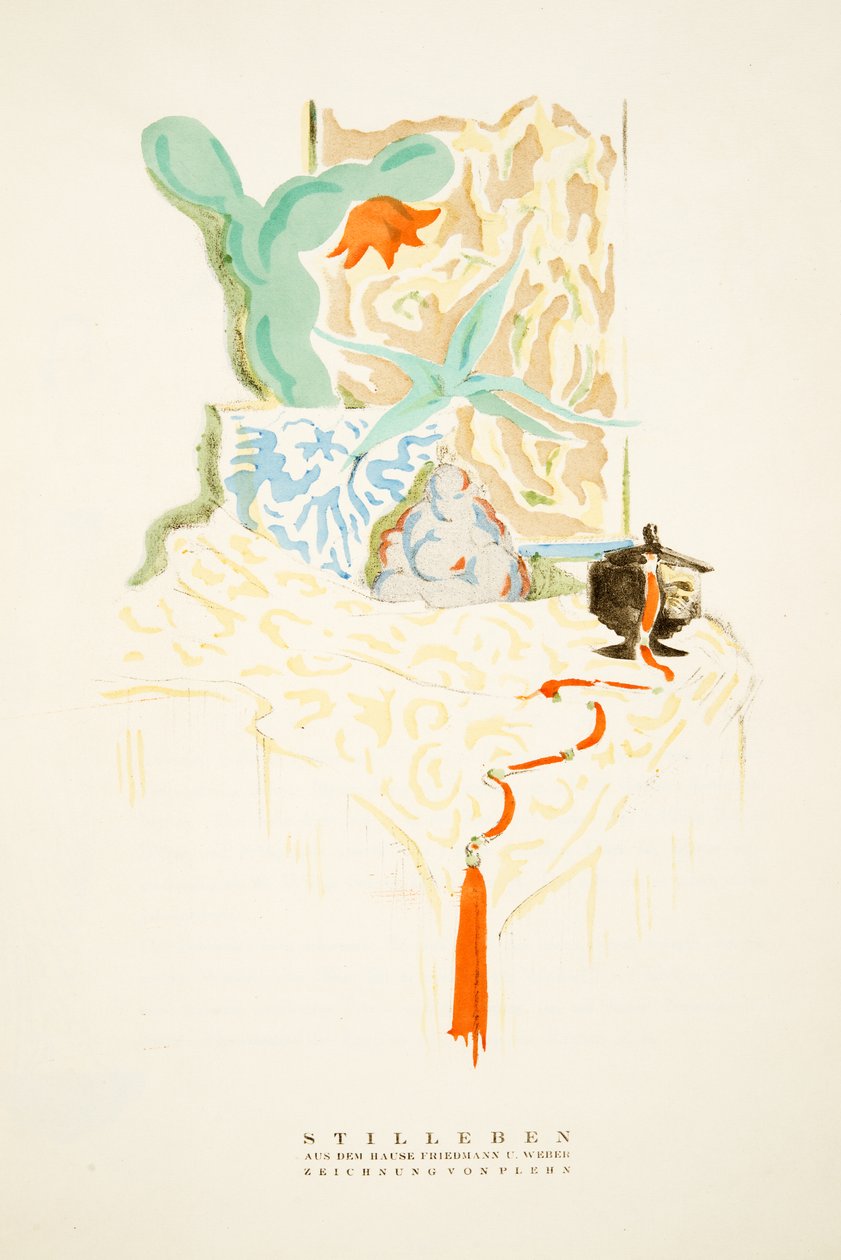 Stilleben, from The House of Friedmann U. Weber, from Styl, pub.1922 by German School