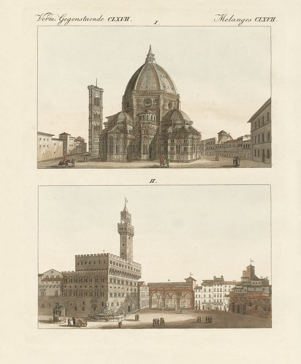Strange Buildings in Florence by German School