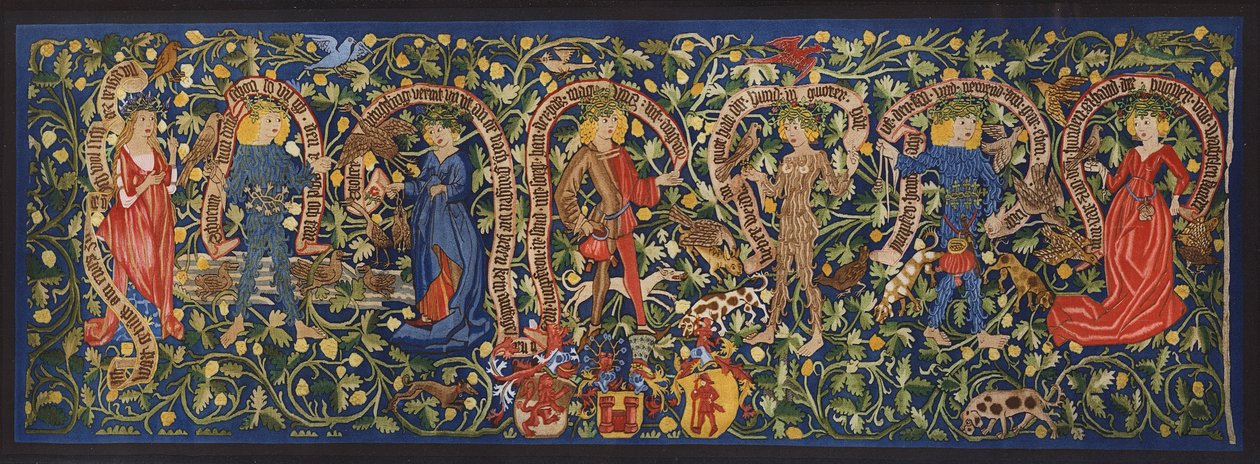 Tapestry Depicting Fairies, Basel, c.1490 by German School