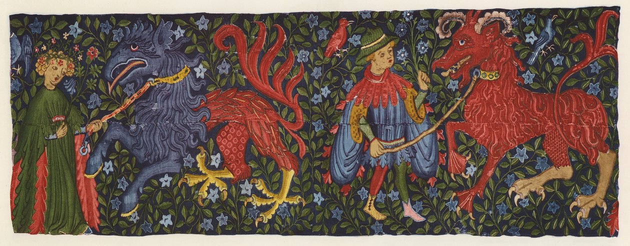 Tapestry Depicting Mythical Creatures by German School