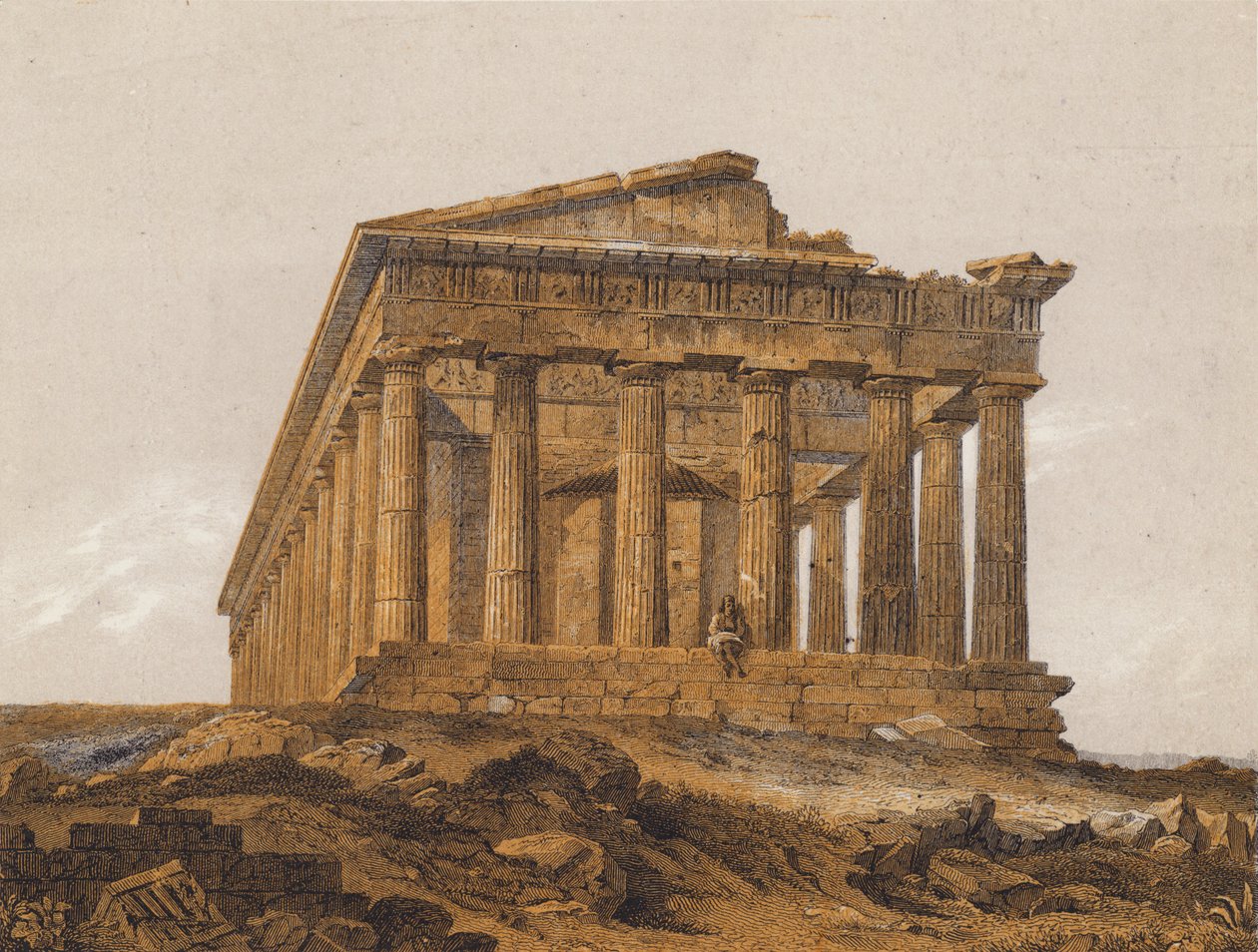 Temple of Hephaestus, Athens, Greece by German School