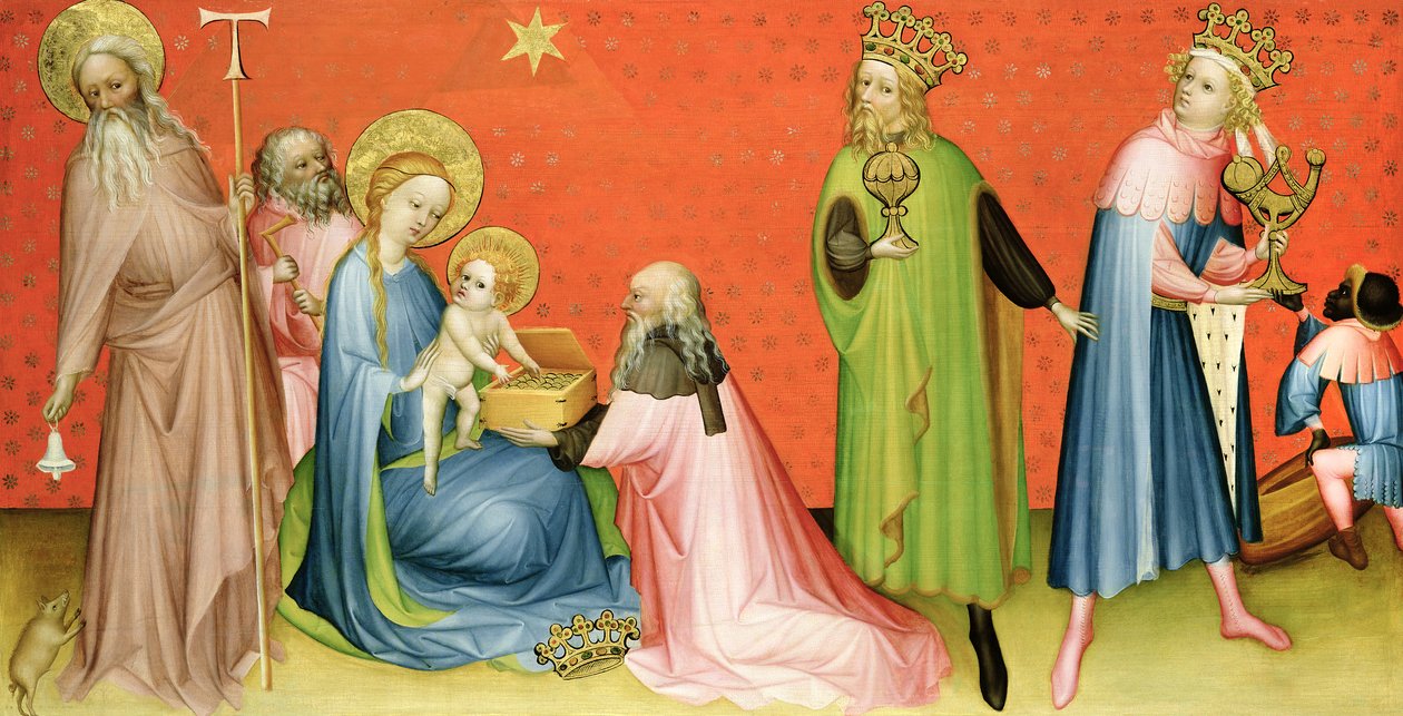 The Adoration of the Magi with St Anthony Abbot by German School