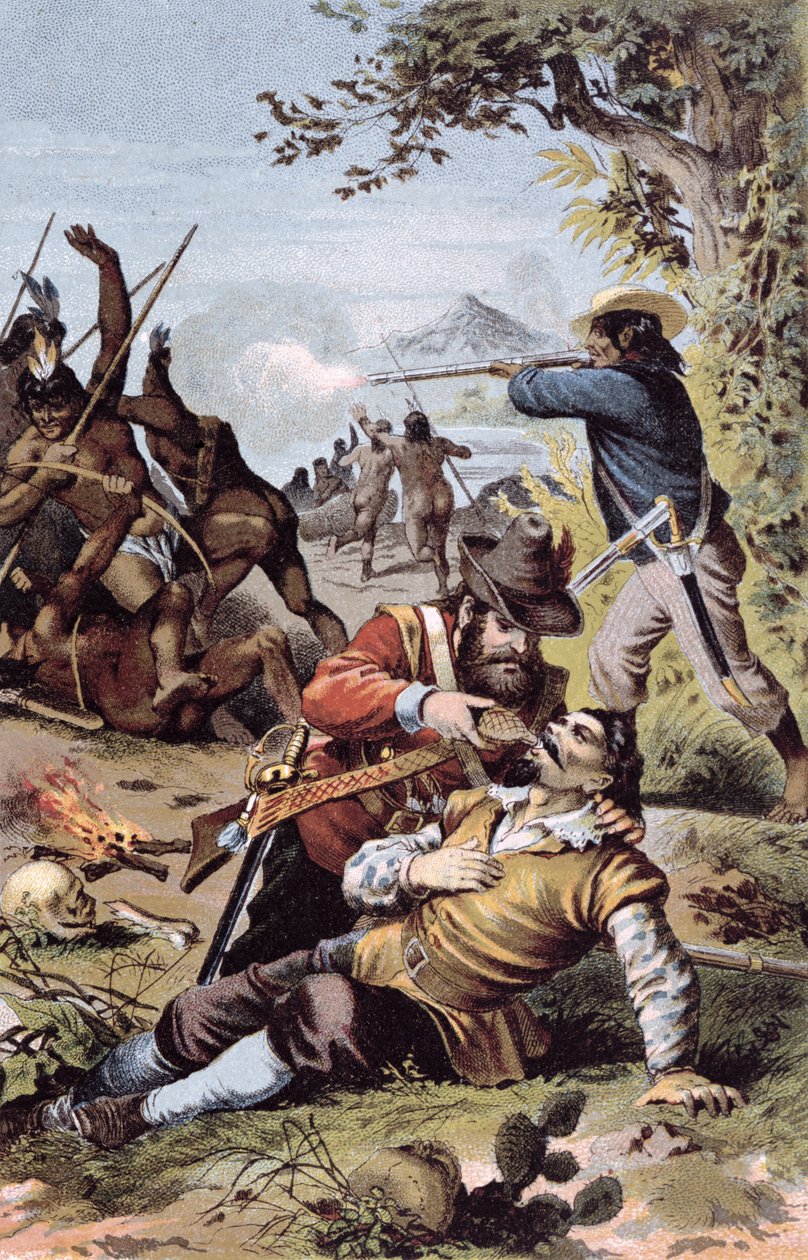 The Adventures of Robinson Crusoe, late 19th century by German School