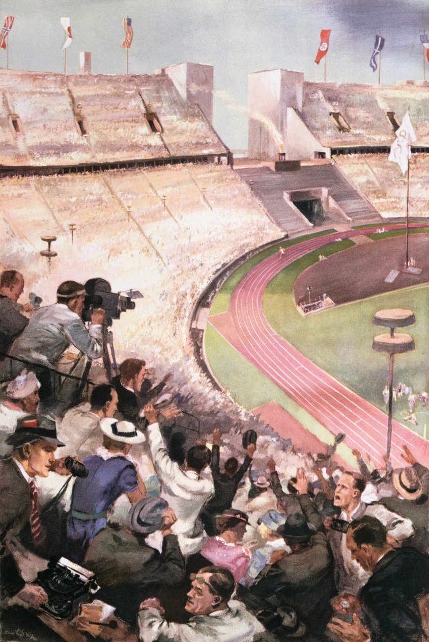 The Berlin Olympic Games, from Berliner Illustrite Zeitung, 1936 by German School