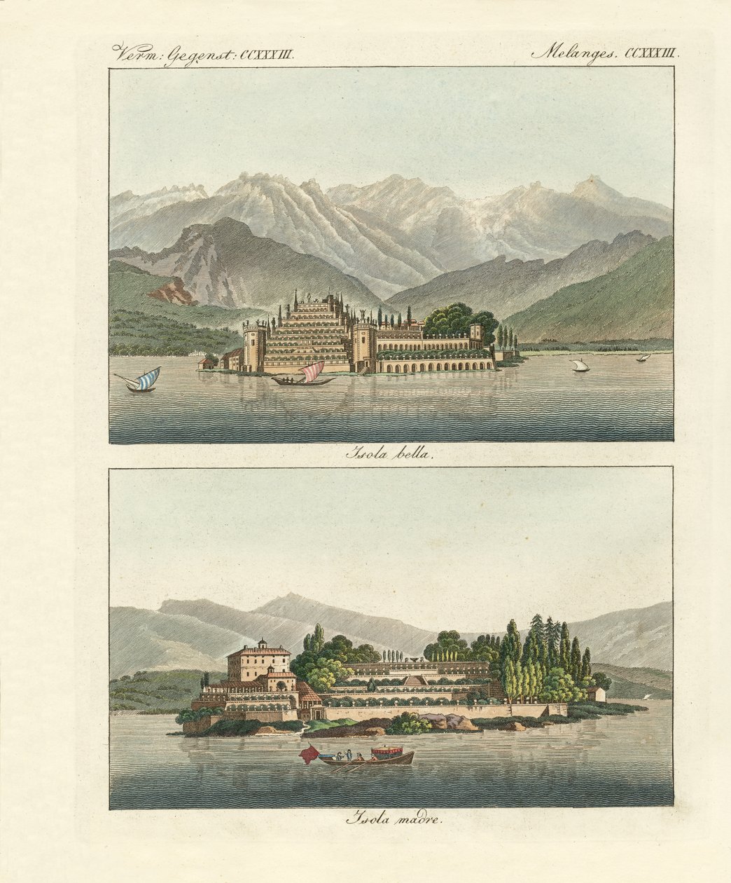 The Borromeo Islands by German School