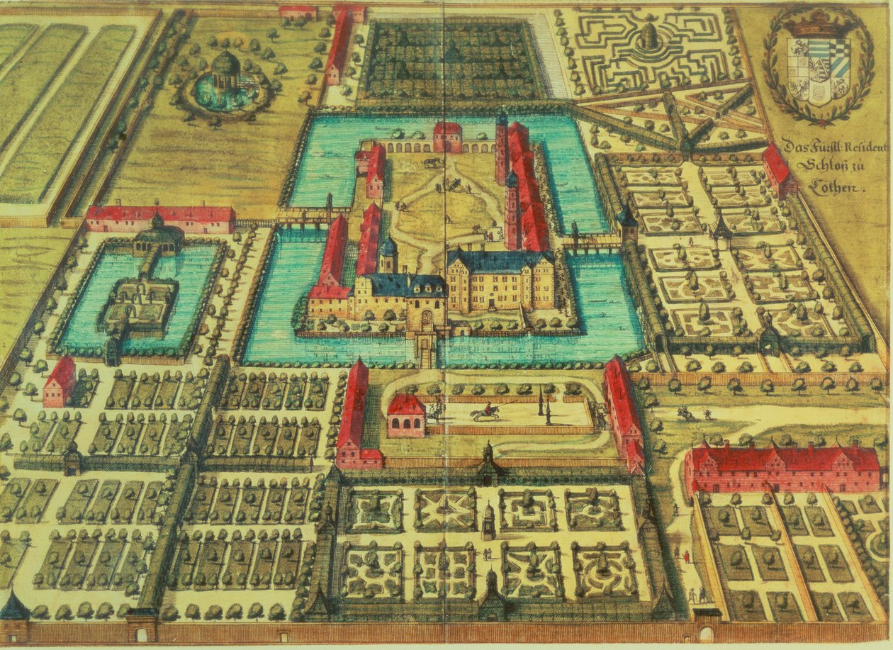 The Castle of the Prince of Köthen, from 