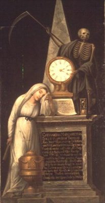 The Funerary Monument of the Singer Catharina Margaretha Docetti, nee Tausch, School of Heidelberg by German School