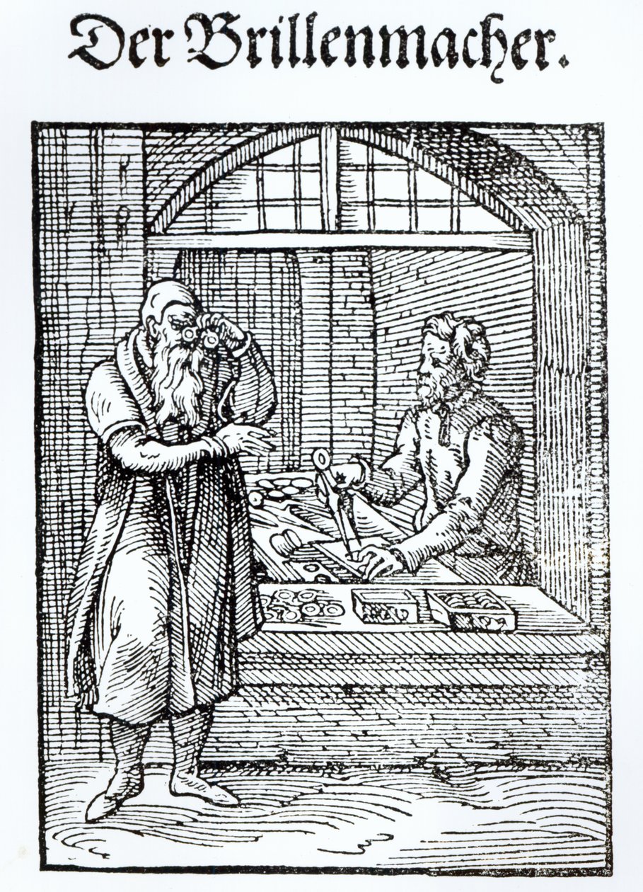 The Glasses Maker, published by Hartman Schopper by German School