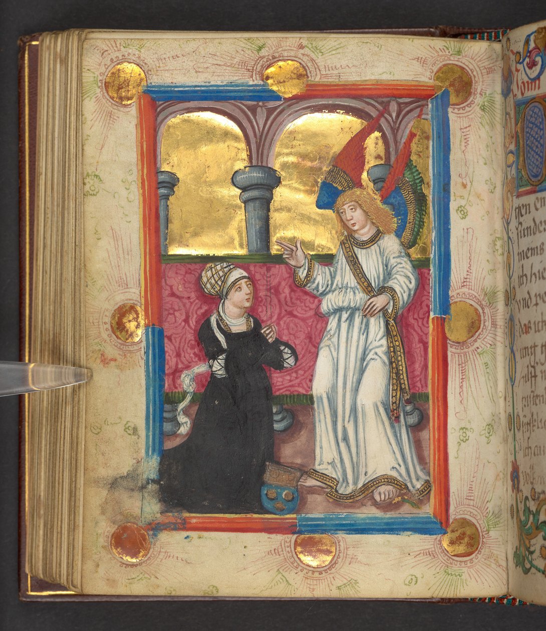 The Guardian Angel, Add. MS 24153, f.74v by German School
