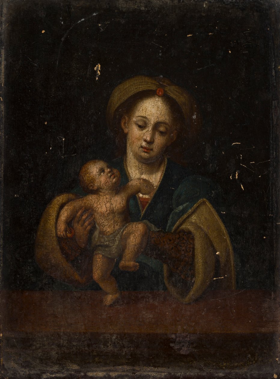 The Madonna and Child by German School