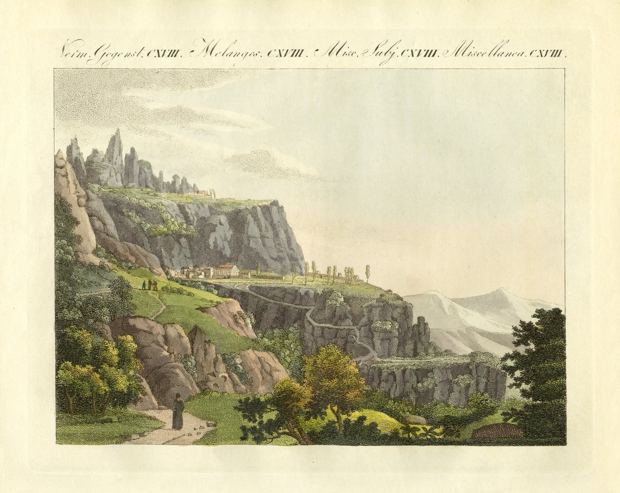 The Montserrat in Spain by German School