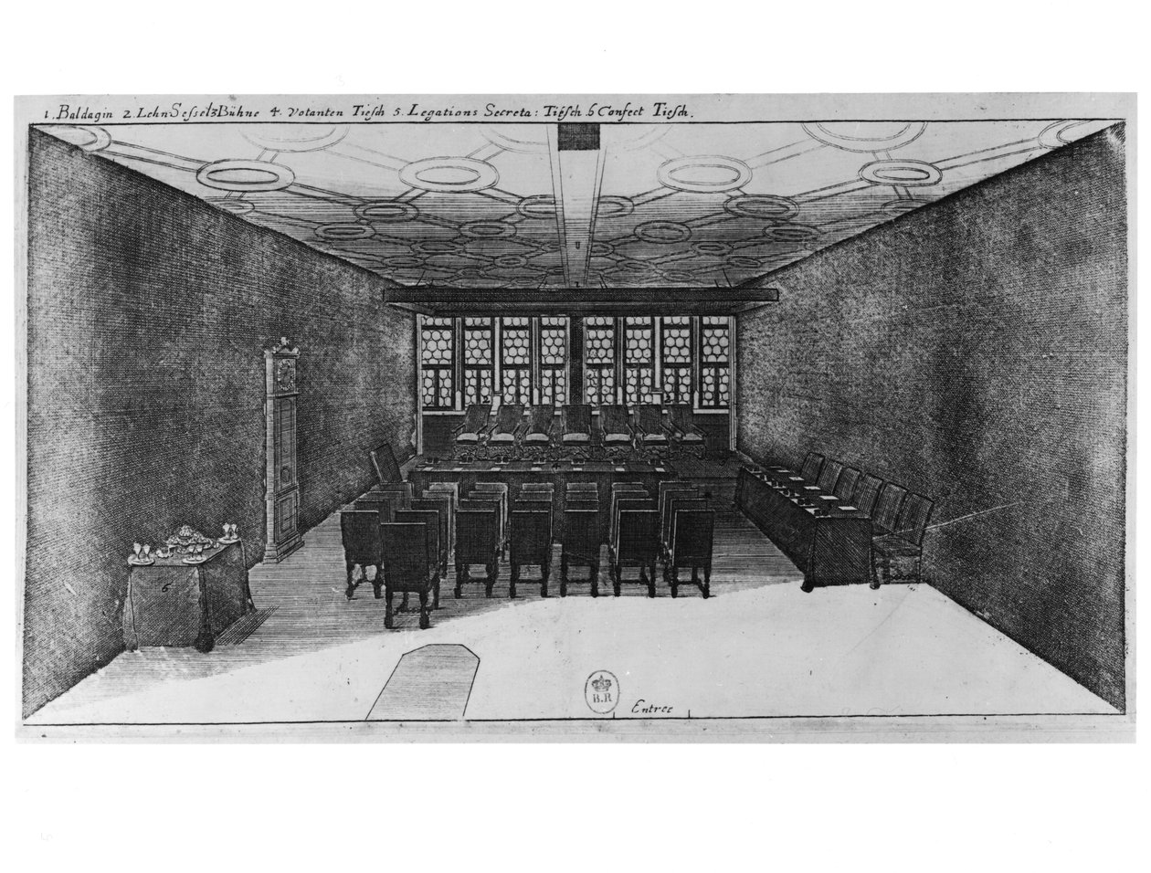 The Romer Hall at Frankfurt-am-Main by German School