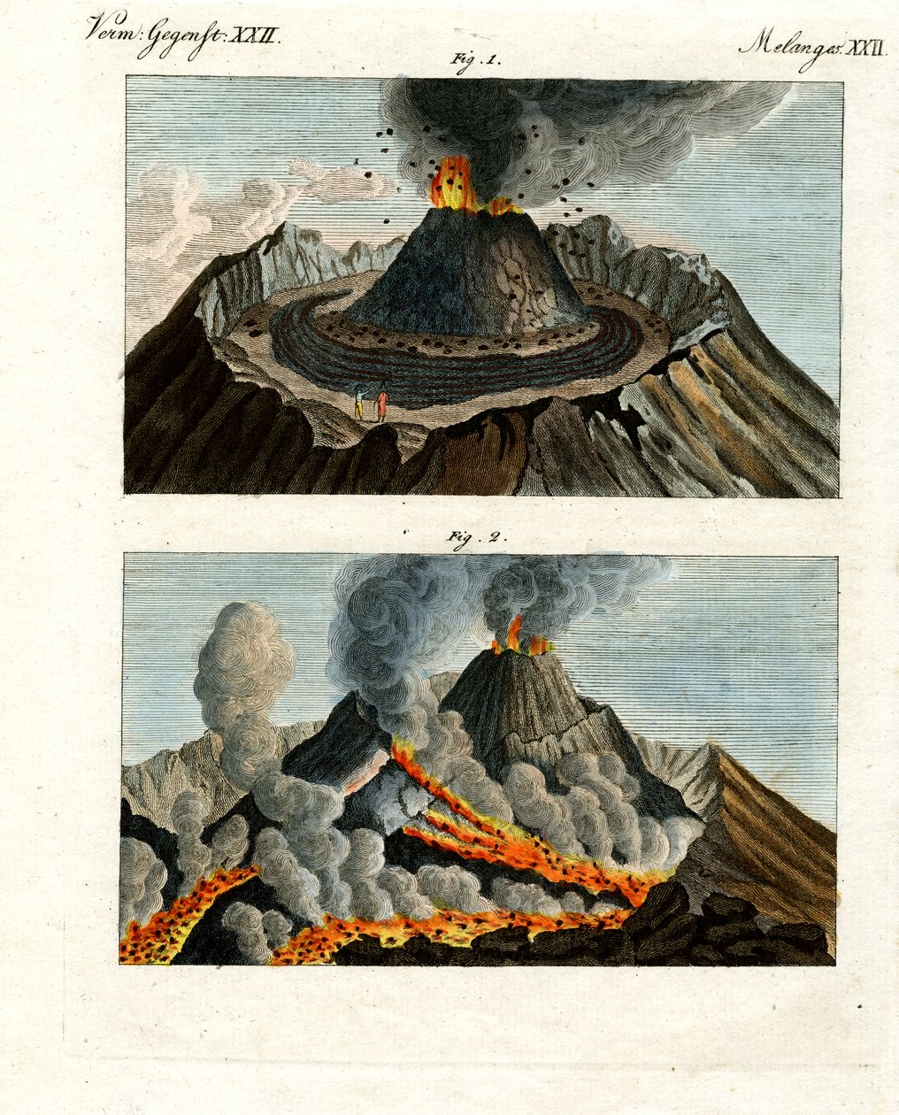 The Vesuvius by German School