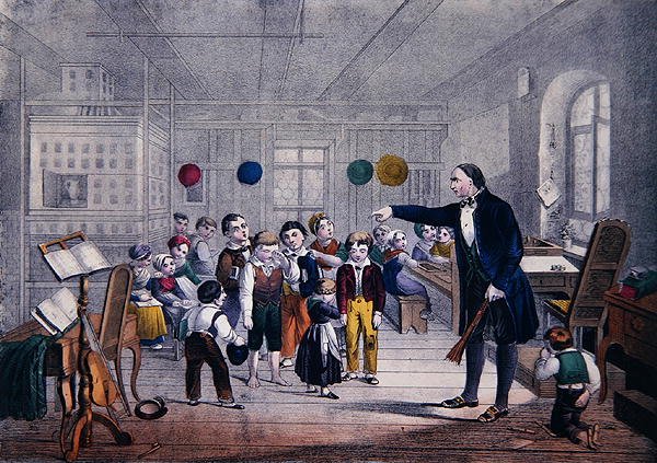 The Village Schoolmaster, c.1850 by German School