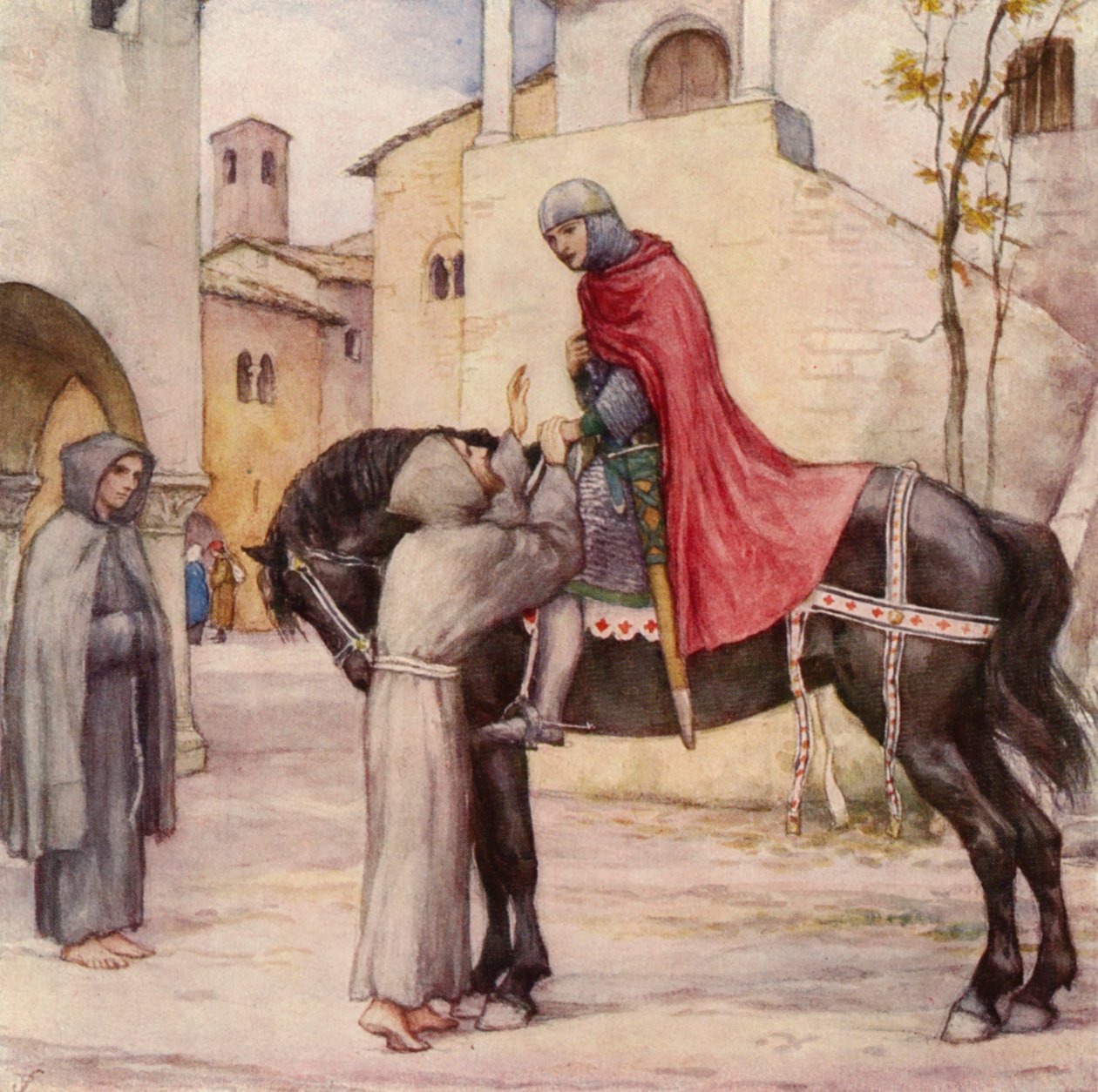 The Calling of Angelo Tancredi by German School