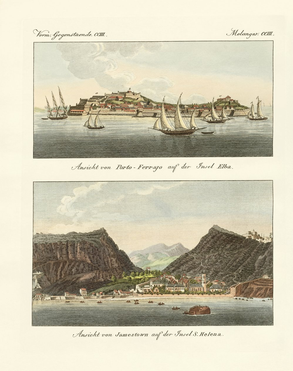 The Exile of Napoleon Bonaparte by German School