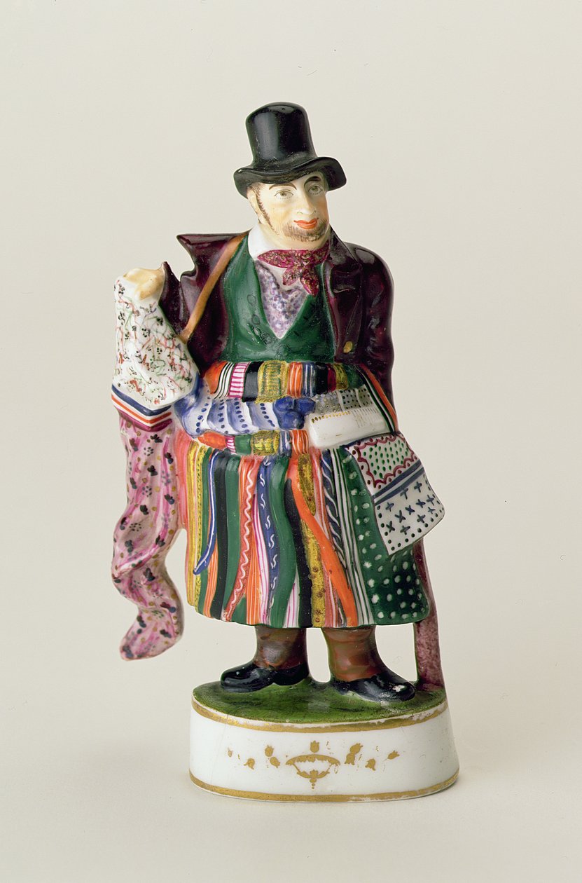 The handkerchief seller, Meissen figure in the manner of Johann Joachim Kandler (1706-75) by German School
