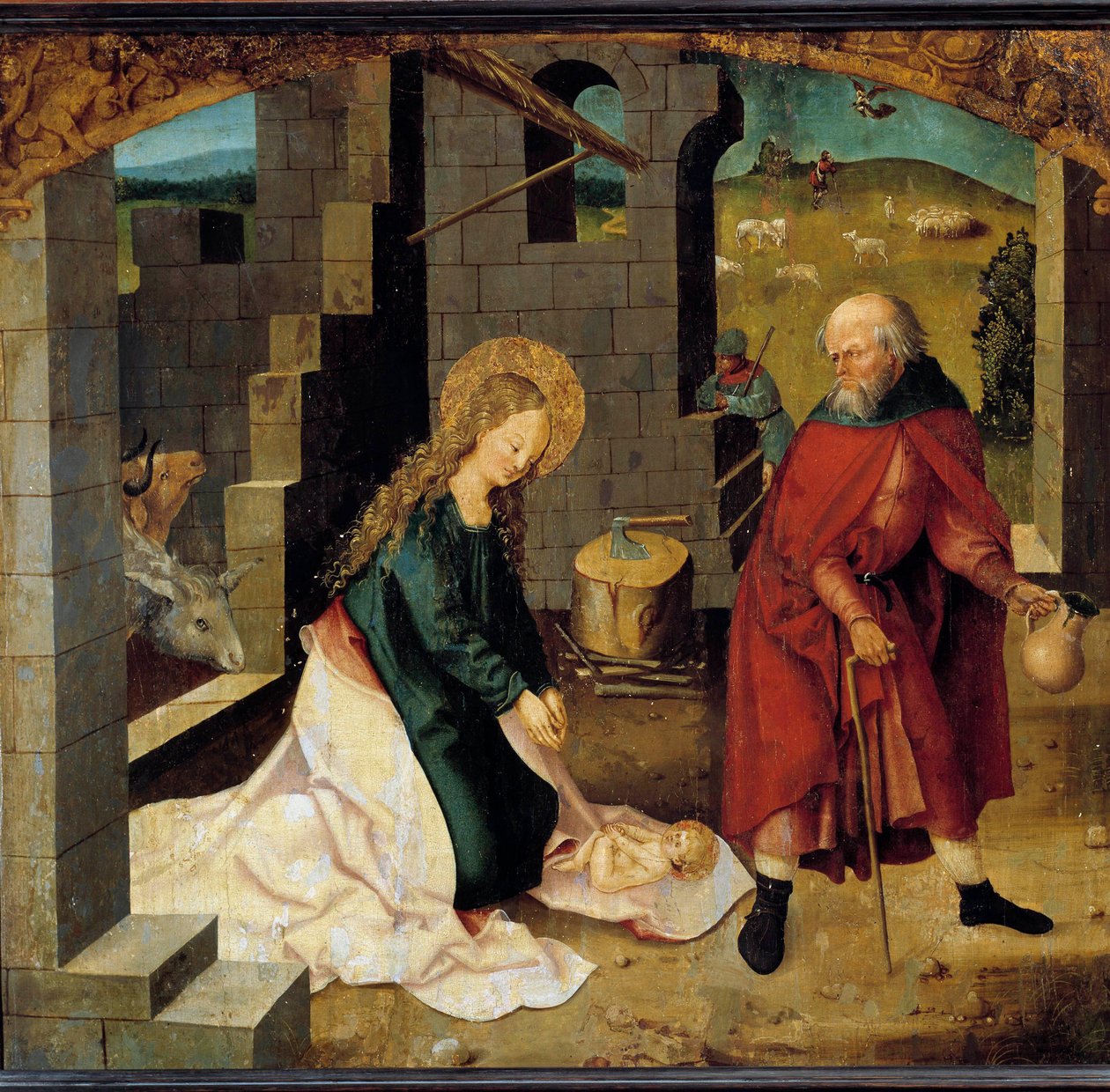 The Nativity by German School