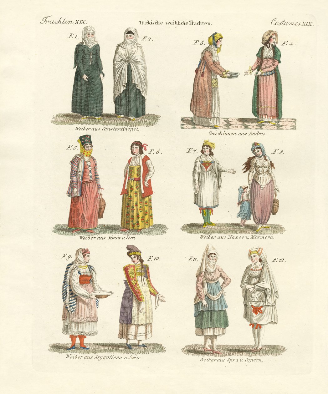 Turkish National Costumes by German School